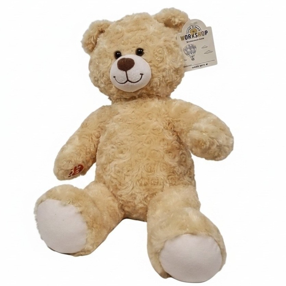Build-A-Bear Workshop Happy Hugs IV Teddy Bear Tan Swirl Plush New with Tags NWT - Picture 2 of 8